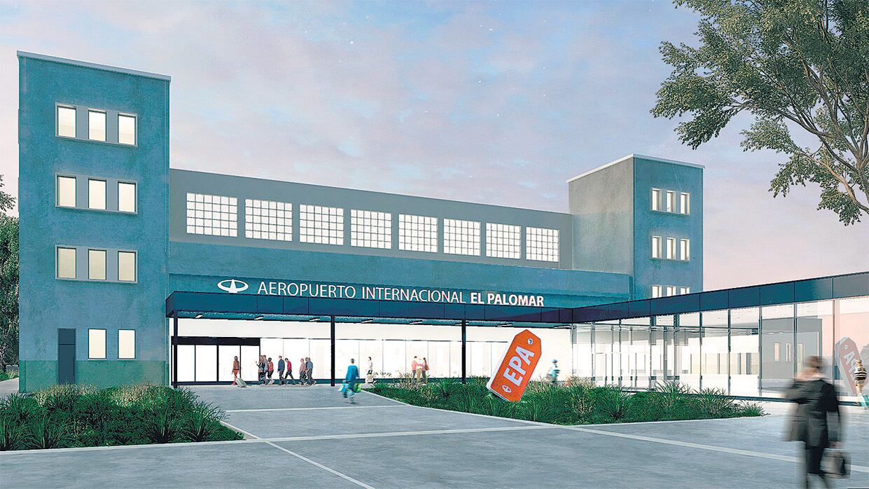 La presentación de cómo quedaría el aeropuerto según el Ministerio de Transporte.