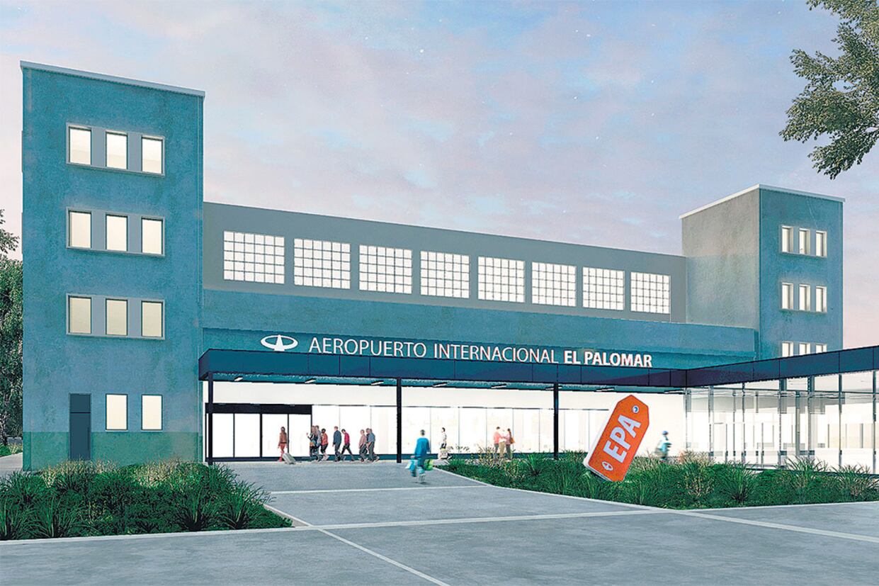 La presentación de cómo quedaría el aeropuerto según el Ministerio de Transporte.