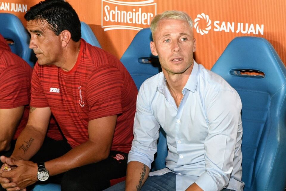 Israel Damonte, el joven DT de Huracán (38 años).