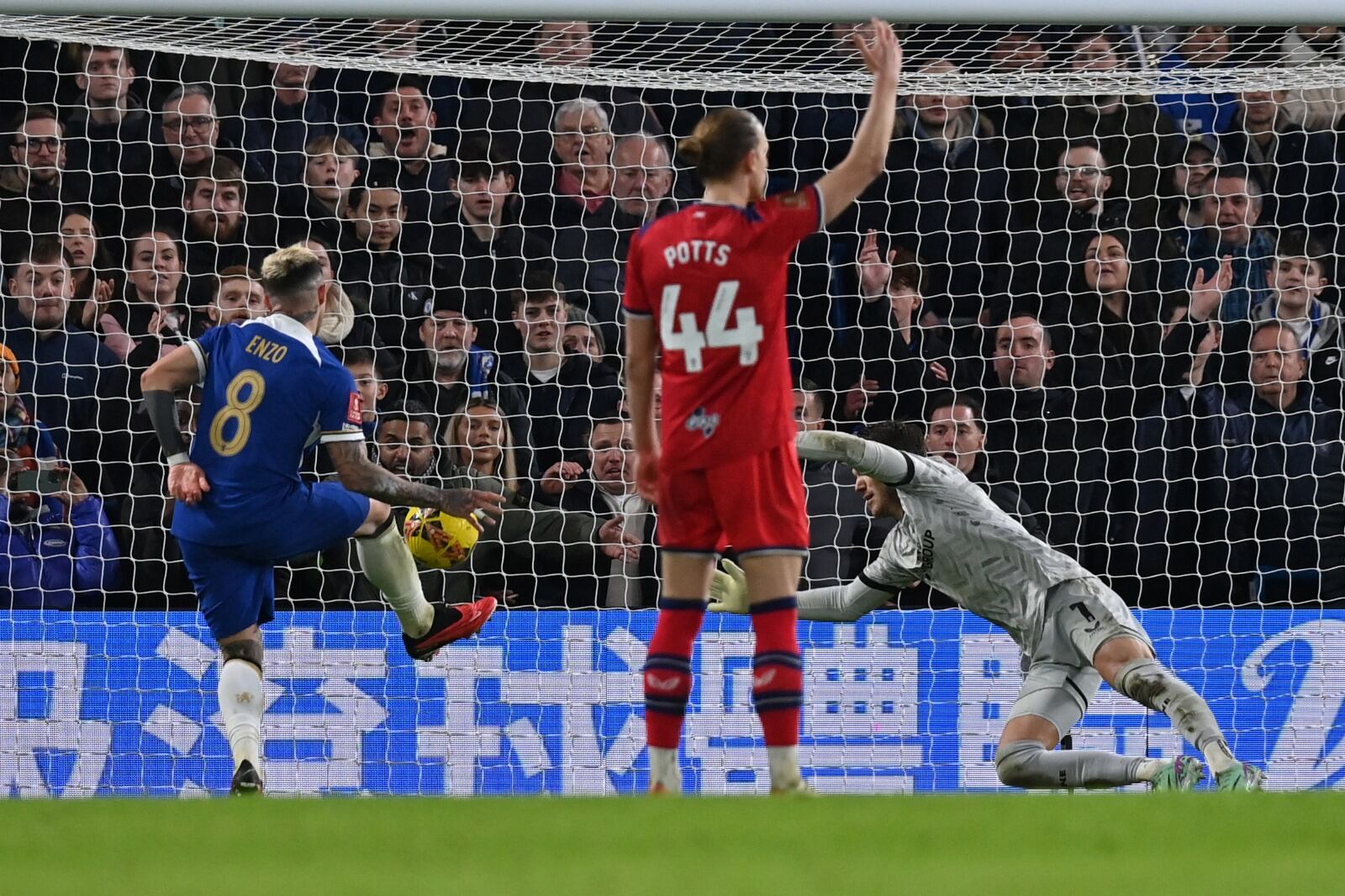 Enzo Fernández anotó su cuarto gol desde que juega en el Chelsea.