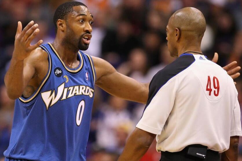 Arenas brilló en los Wizards, donde logró llegar tres veces seguidas al All Stars Game de la NBA.