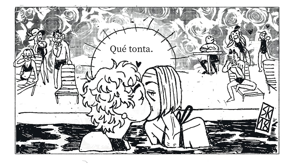 En “Same Old Summer torta” de Paula Suko retrata un romance arrugado pero no por eso menos fogoso.