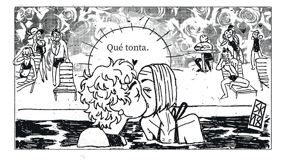 En “Same Old Summer torta” de Paula Suko retrata un romance arrugado pero no por eso menos fogoso.