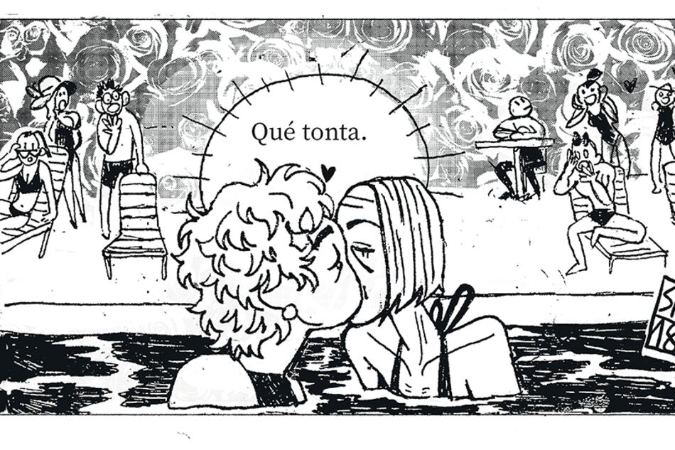 En “Same Old Summer torta” de Paula Suko retrata un romance arrugado pero no por eso menos fogoso.