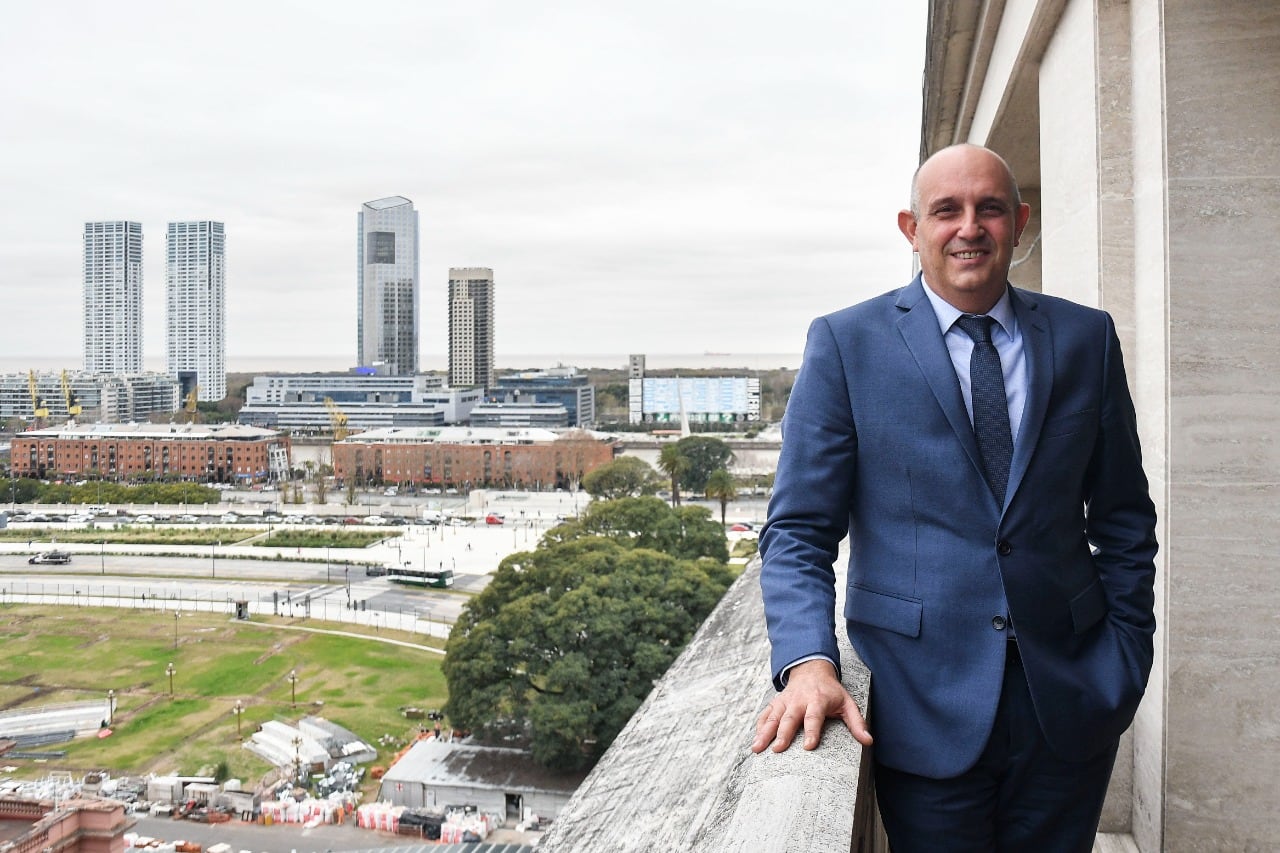 Alexis Guerrera, ministro de Transporte.