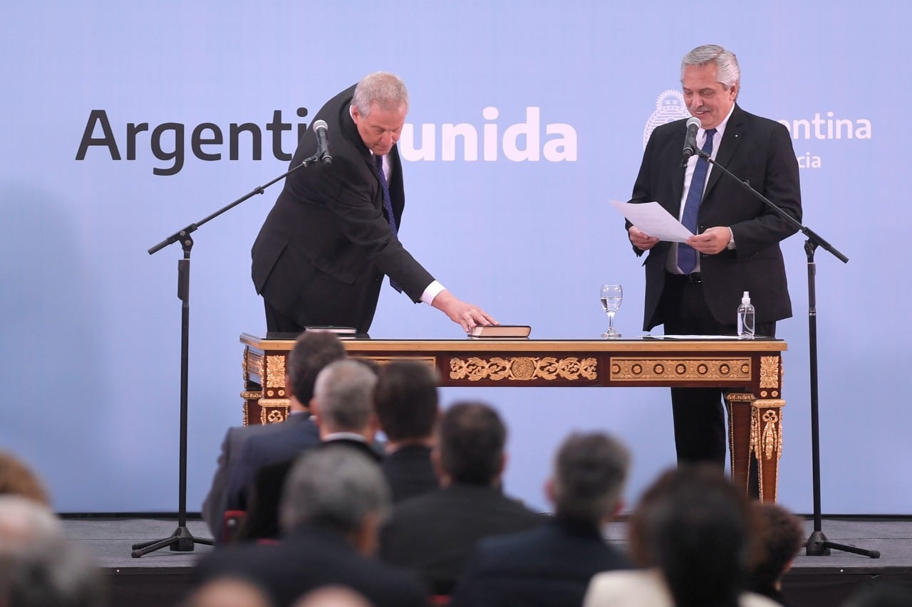 Perzyck, nuevo ministro del Gabinete nacional