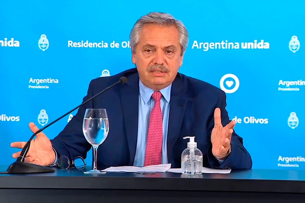 “Tengo los mejores argentinos acompañándome. Nada de esto se podría a hacer si no tuviéramos los argentinos que tenemos", dijo el Presidente.