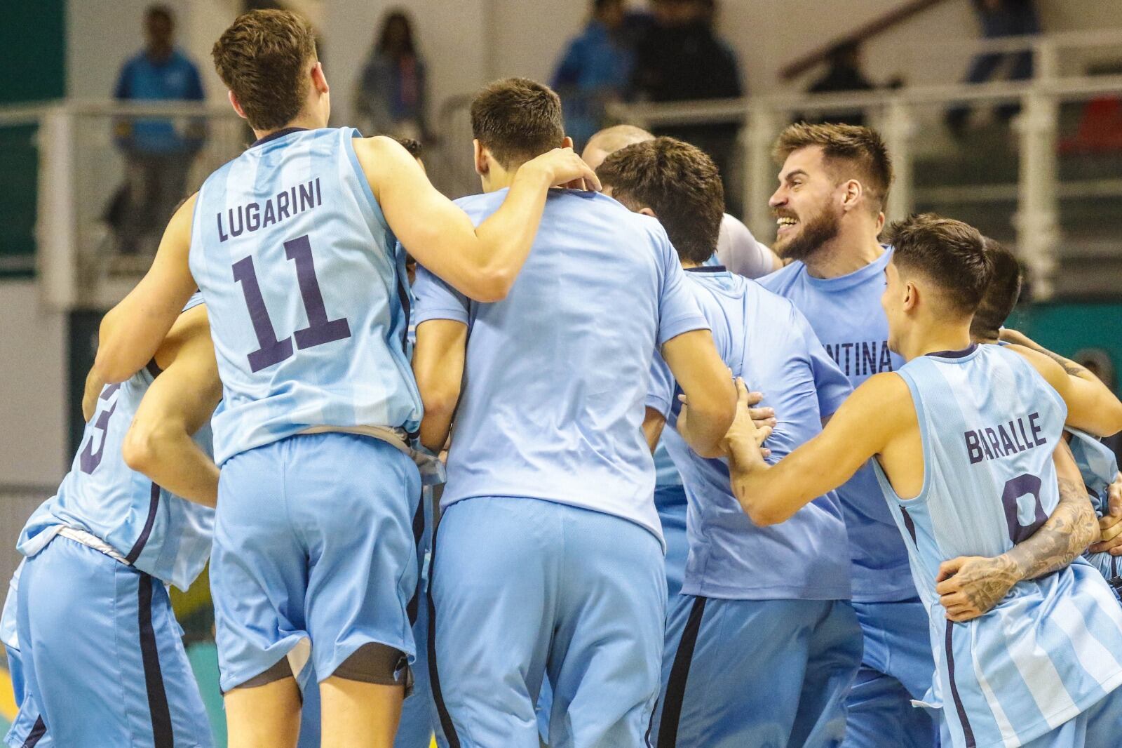 El festejo de la Selección Argentina en Santiago