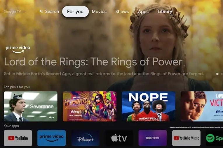 Nuevas funciones adheridas a Google TV. (Foto: captura de pantalla Google)