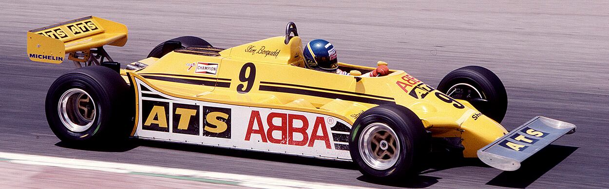 Slim Borgudd, baterista del grupo pop sueco ABBA y piloto de la Fórmula 1.