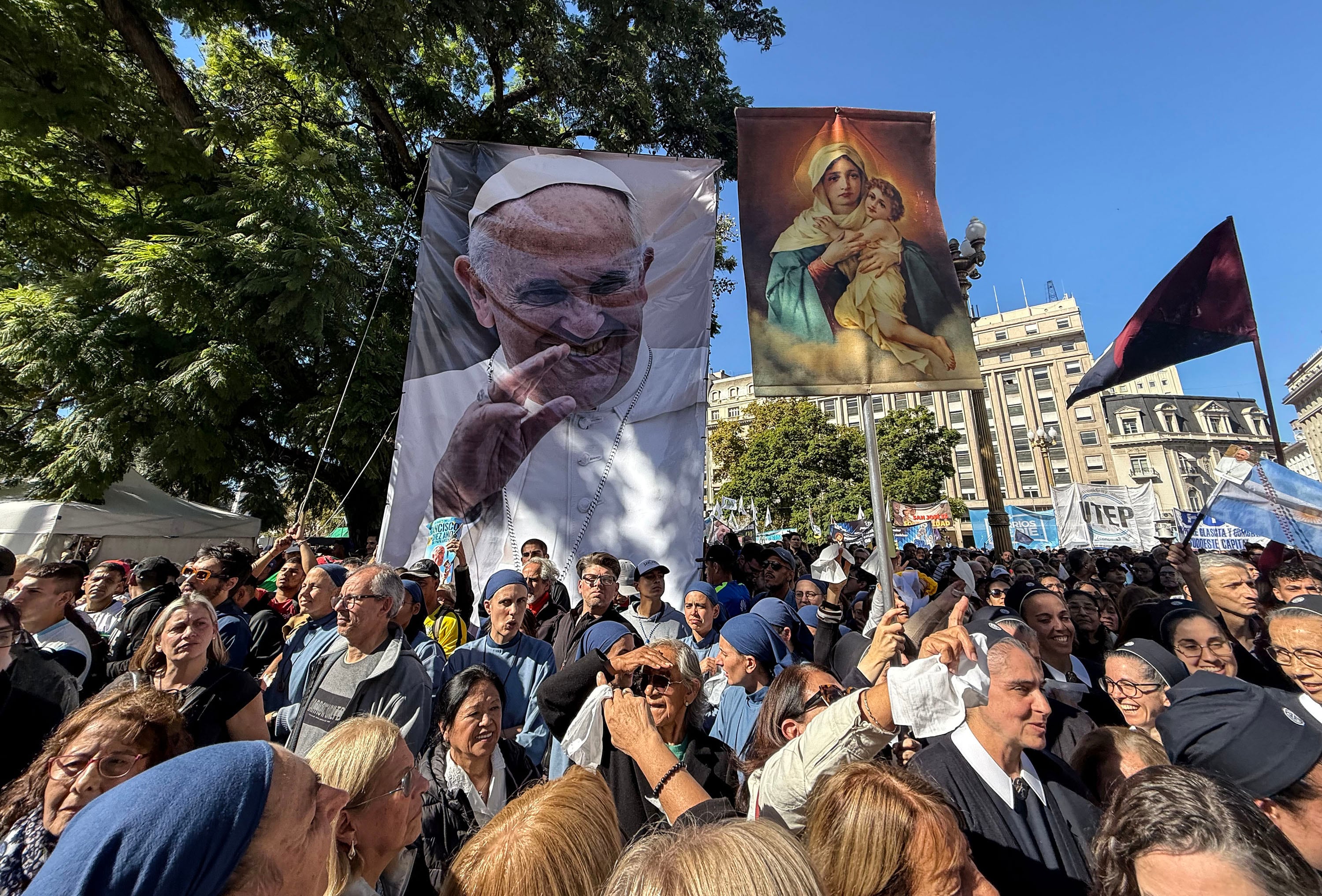 García Cuerva durante su homilía. 