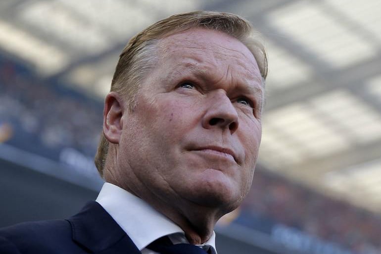 El neerlandés Ronald Koeman, DT de Barcelona.