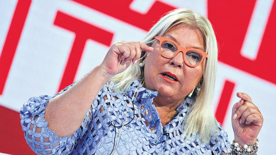 Carrió pasó por la Rosada el jueves, el día del mayor salto en la cotización del dólar.