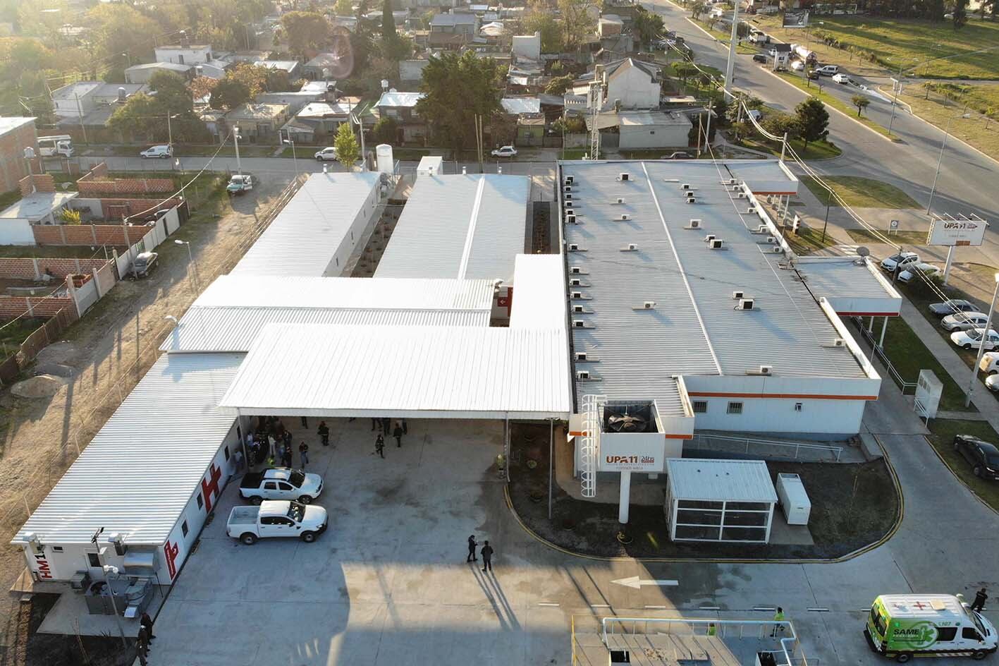 Para hacer frente a la pandemia se construyeron Hospitales Modulares