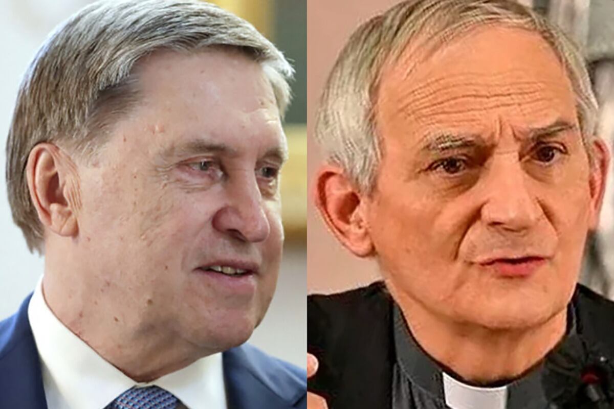 Yuri Ushakov recibió a Matteo Zuppi.