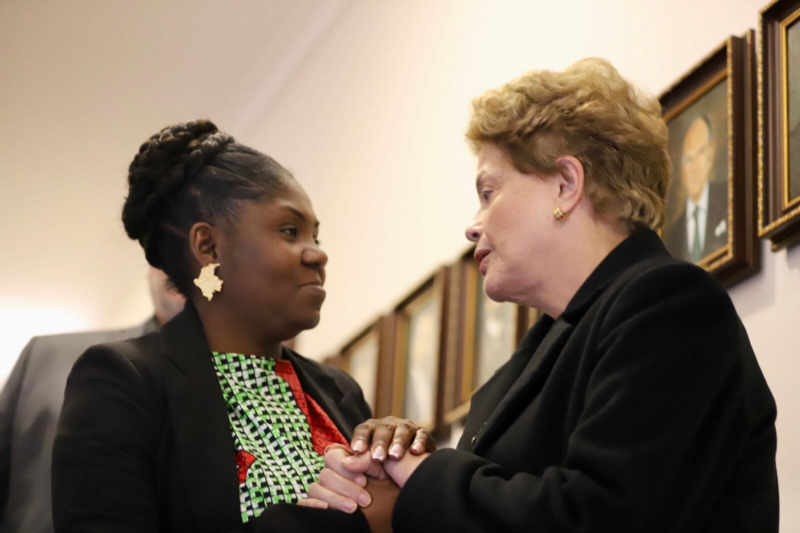 Vicepresidenta de Colombia, Francia Márquez y ex presidenta de Brasil, Dilma Rousseff / Twitter de Francia Márquez.