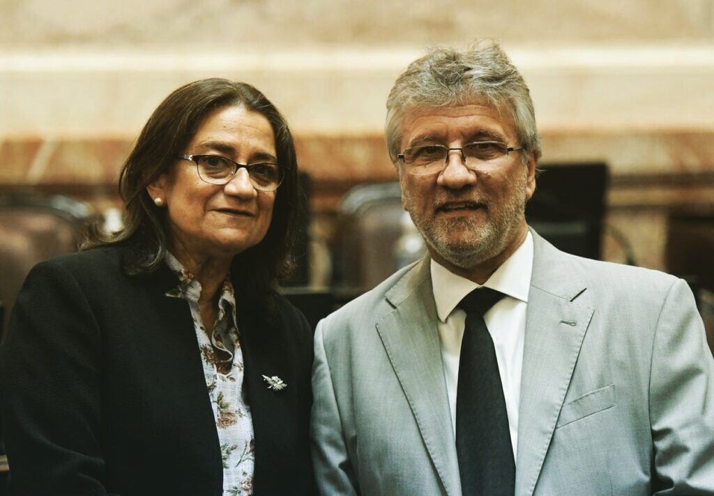 Lucía Corpacci y Guillermo "Joao" Andrada.
