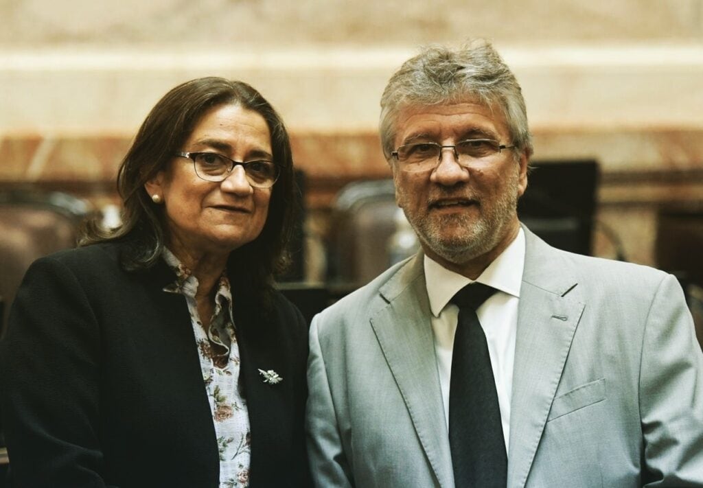 Lucía Corpacci y Guillermo "Joao" Andrada.