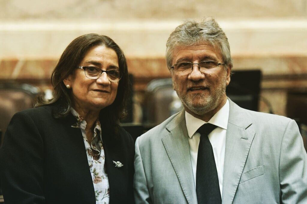 Lucía Corpacci y Guillermo "Joao" Andrada.
