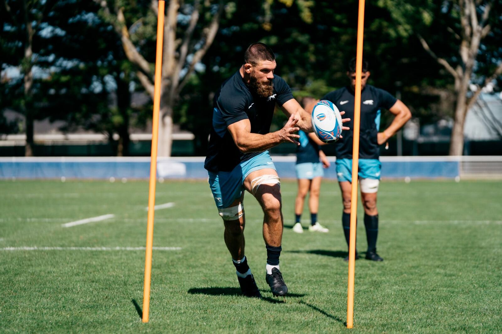 Los Pumas se entrenaron pensando en Samoa.
