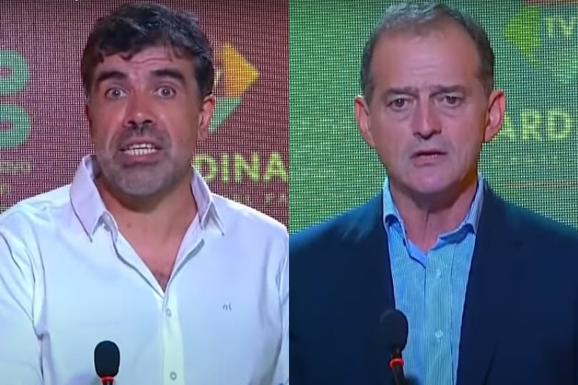 Andrade polemizó con Manini Ríos. 