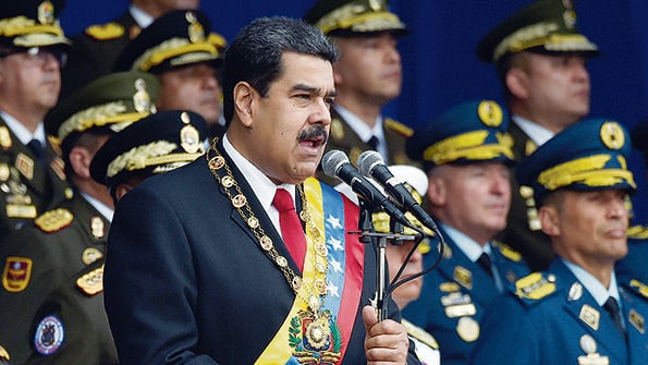 El presidente venezolano Nicolás Maduro fue blanco de varios intentos de derrocamiento.