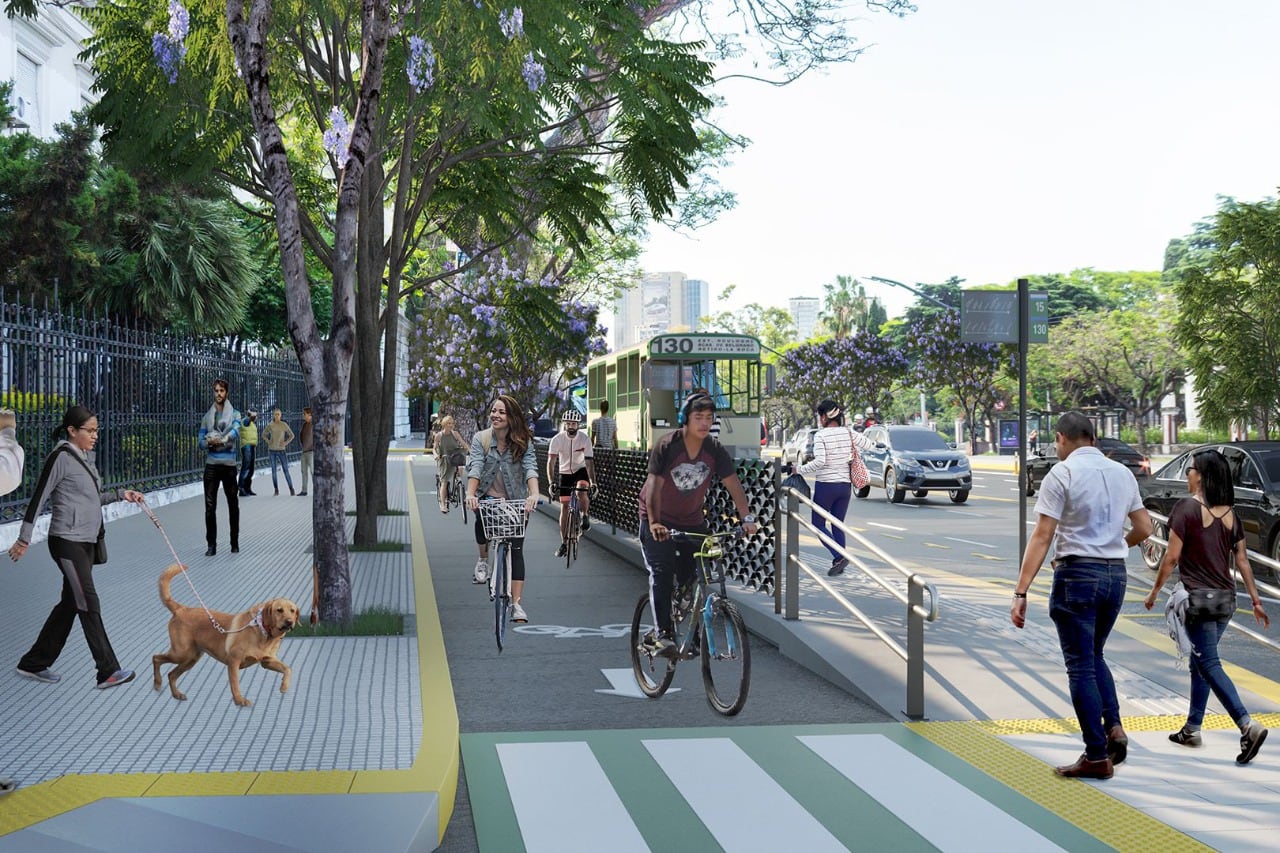 El GCBA bautizó como "calle compartida" a la obra que hará en Libertador.