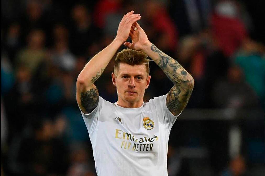 Toni Kroos, volante alemán de Real Madrid.
