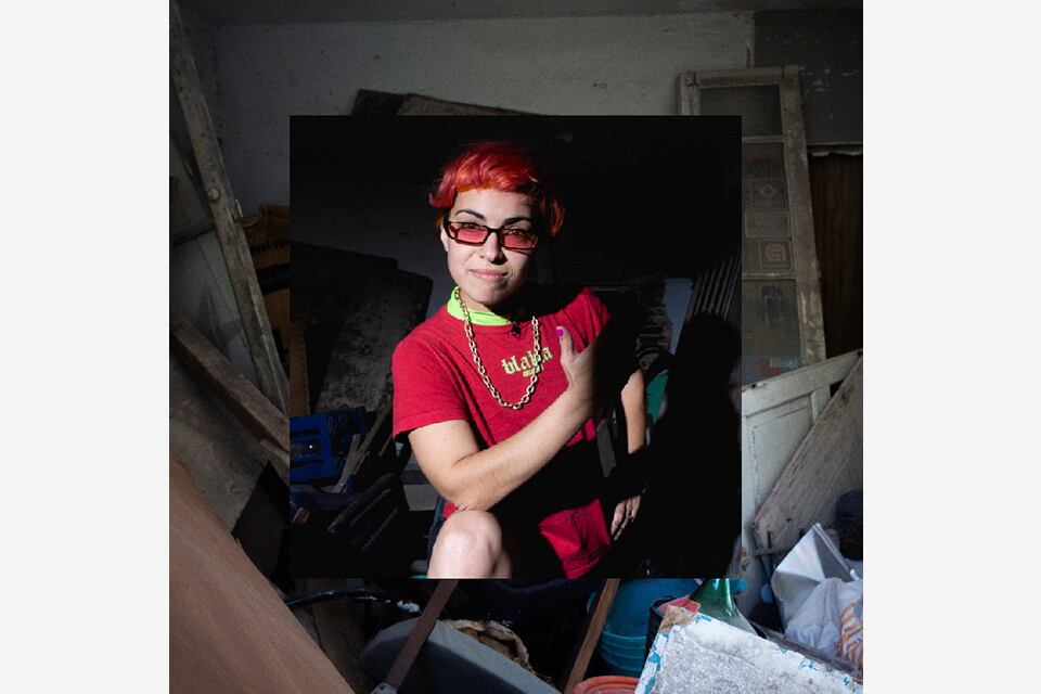 Ani Bookx dice que hacer esta obra fue una estrategia de superviviencia.