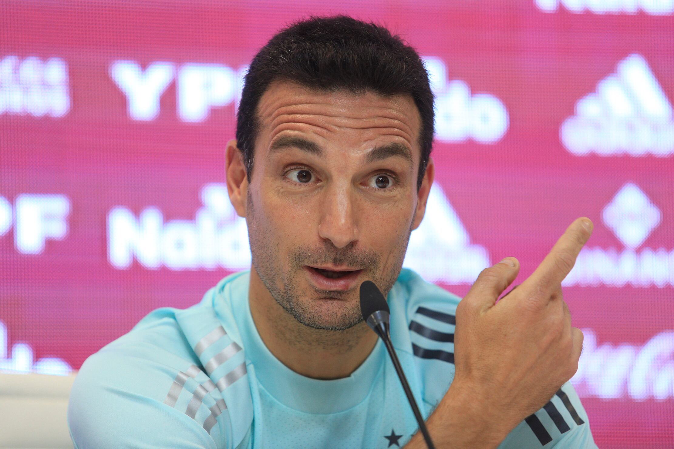 EPI Scaloni, DT de la Selección campeona de América.  