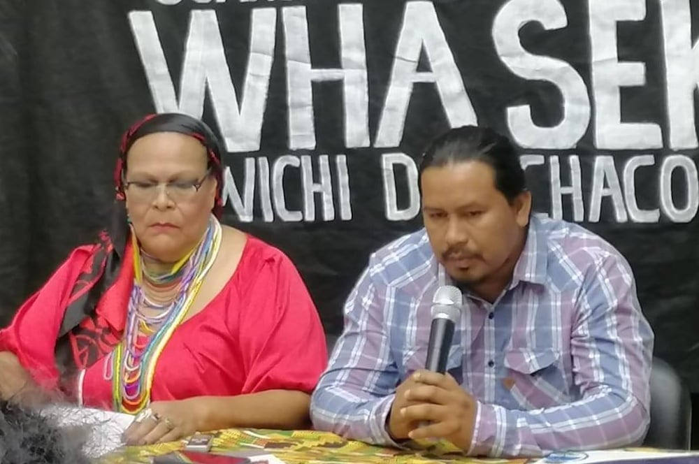 Octorina Zamora y Ariel Fabián, de la Guardia Washek