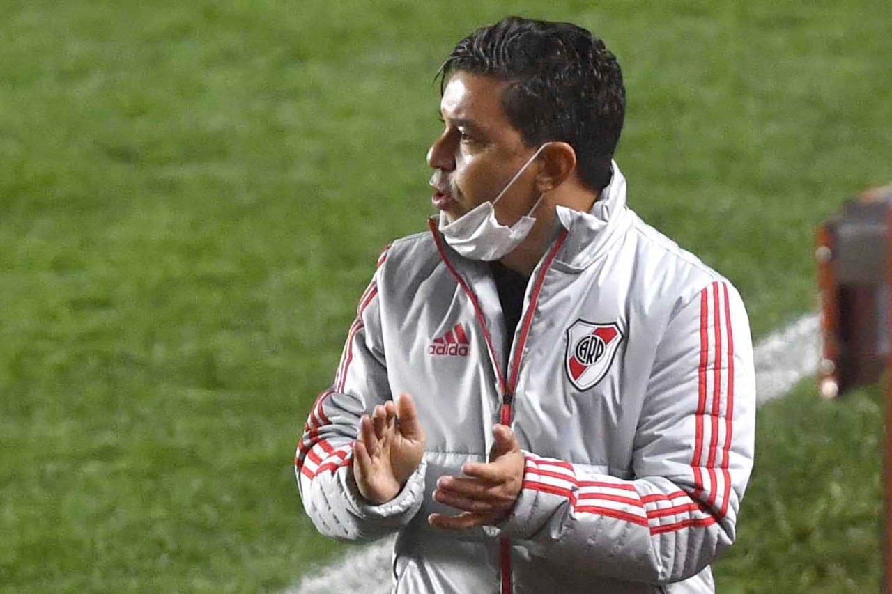 Marcelo Gallardo, DT de River.