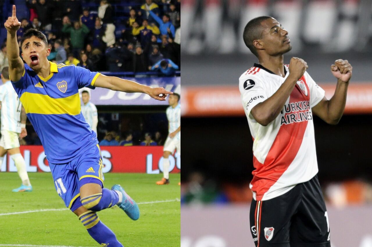 Langoni, tres tantos en dos partidos para Boca. De la Cruz, figura y gol en River