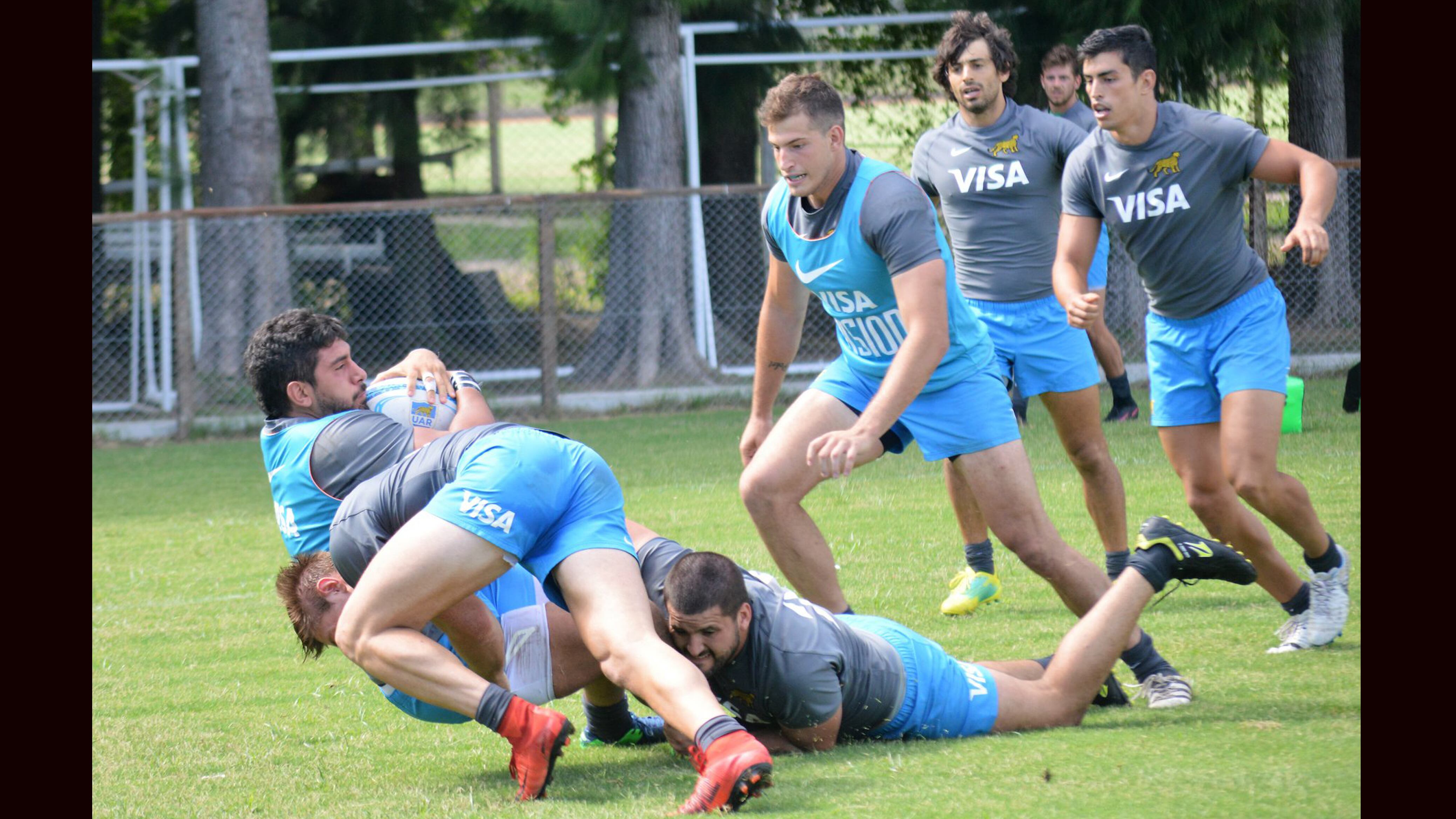 Los Pumas, con la cabeza puesta en Japón.