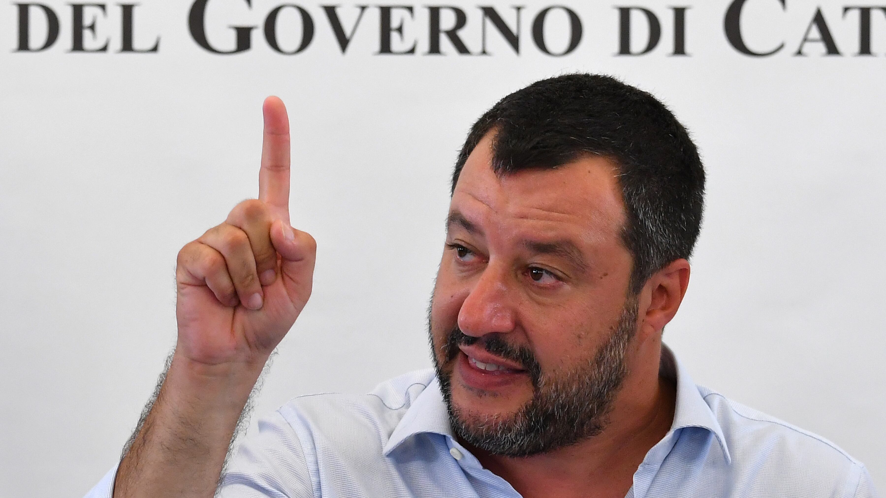 Salvini, líder de la Liga. 