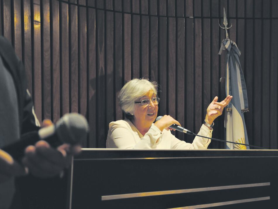 La jueza María Laura Garrigós de Rébori.