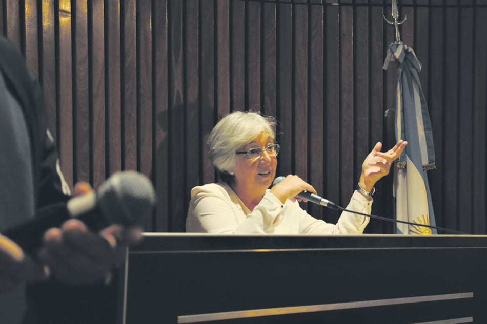 La jueza María Laura Garrigós de Rébori.