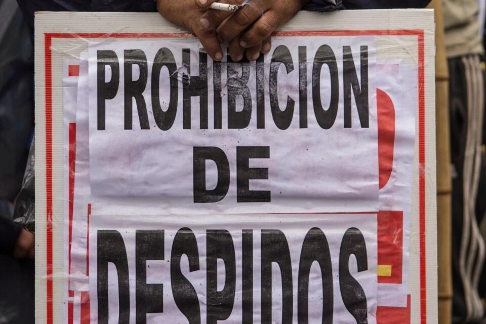 Prohíben los despidos por otros 60 días.