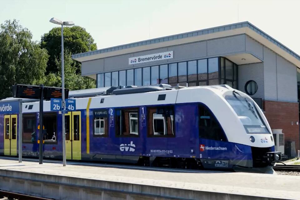 Ya circulan cinco trenes a hidrógeno y para fin de año serán un total de 15 (Foto: Captura de video - Alstom)