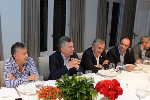 Ayer la cúpula del radicalismo estuvo en Olivos reunida con Macri.