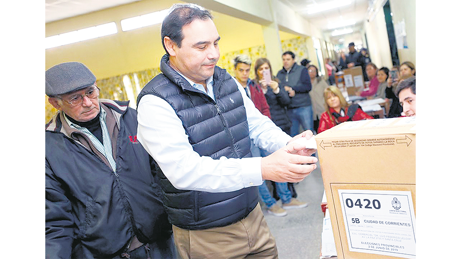 El gobernador de Corrientes, Gustavo Valdés.