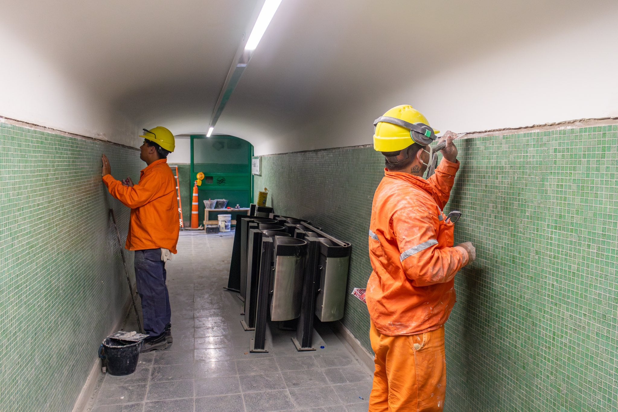 La estación Plaza Italia cerró este lunes