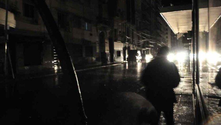 La oscuridad es total en las calles de Mar del Plata y otras ciudades del sudeste bonaerense.