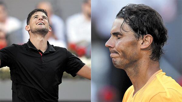 Thiem, ganador. Hoy buscará la final del Masters frente a Anderson. Nadal: “Hoy he perdido, no fue mi día”.