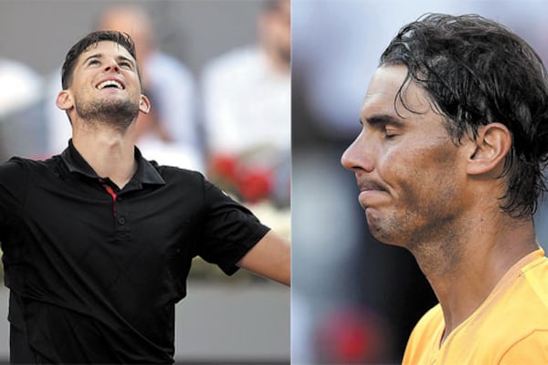 Thiem, ganador. Hoy buscará la final del Masters frente a Anderson. Nadal: “Hoy he perdido, no fue mi día”.