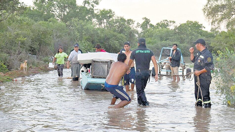 El Pilcomayo llegó a alcanzar su pico histórico: 7,25 metros.