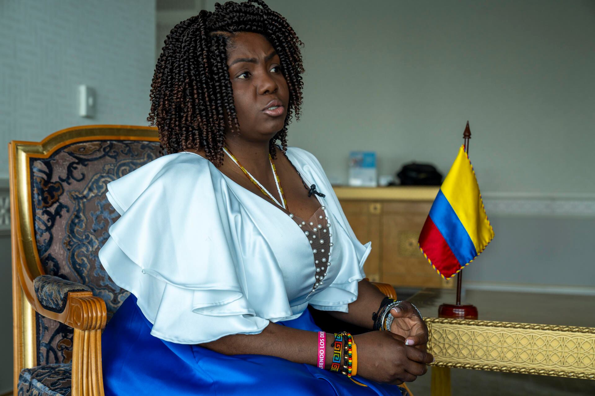 La vicepresidenta de Colombia, Francia Márquez.