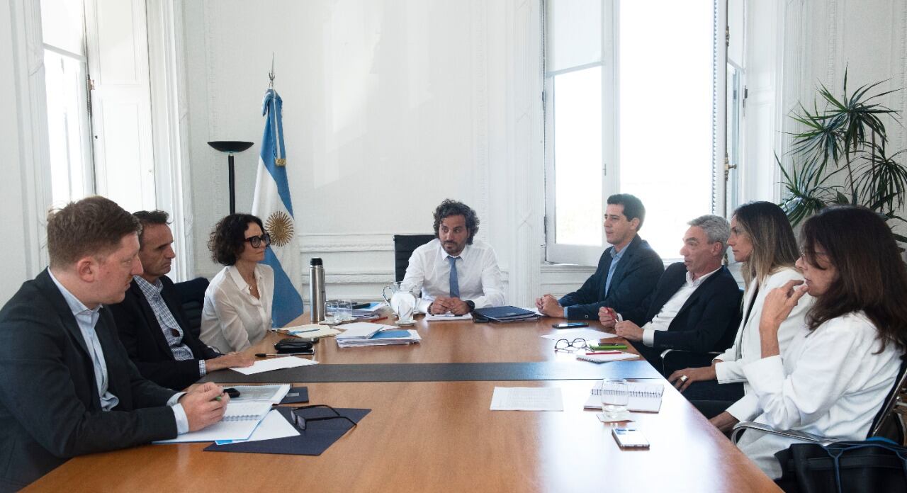 El jefe de Gabinete, Santiago Cafiero, encabezó el encuentro.