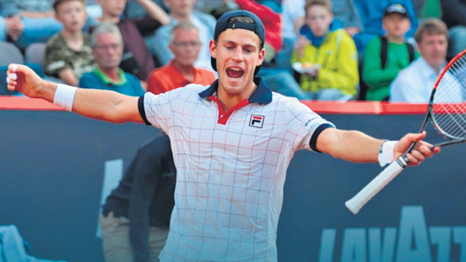 Schwartzman batalló por algo más de dos horas frente al jugador local para ganar el partido.