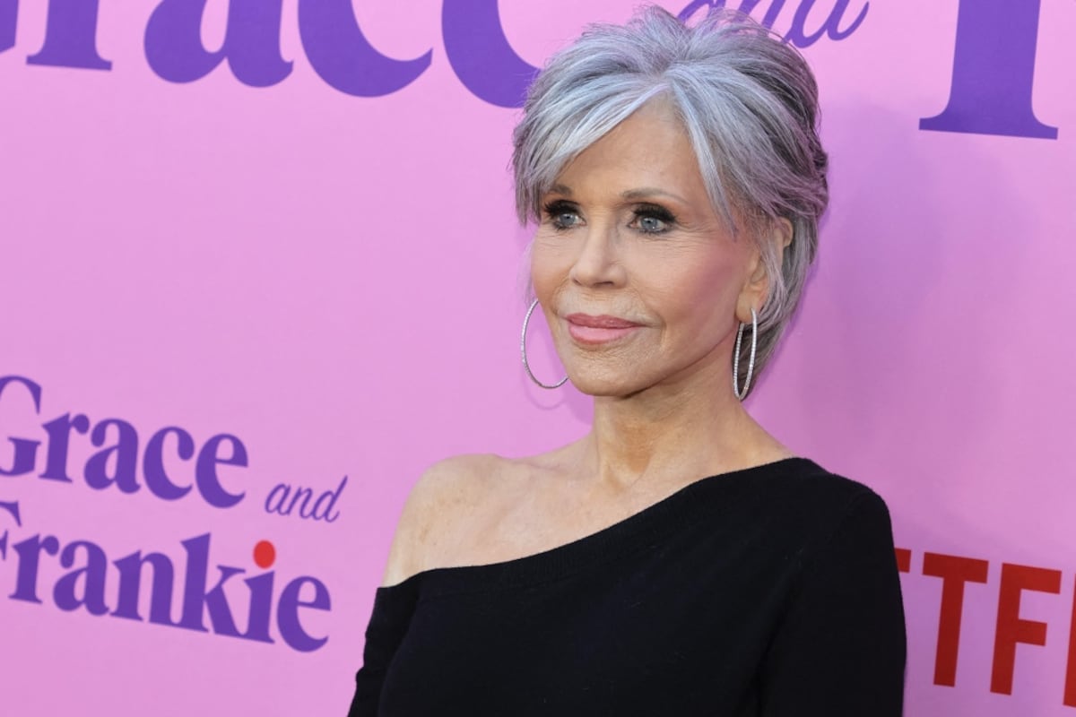 "Este es un cáncer muy tratable. El 80% de la gente sobrevive, así que me siento muy afortunada", escribió Fonda en redes sociales. Foto: AFP.